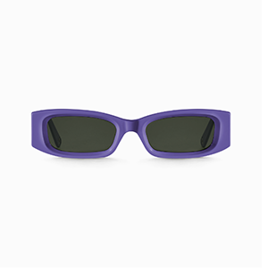 Sunglasses Kim slim rectangular violet