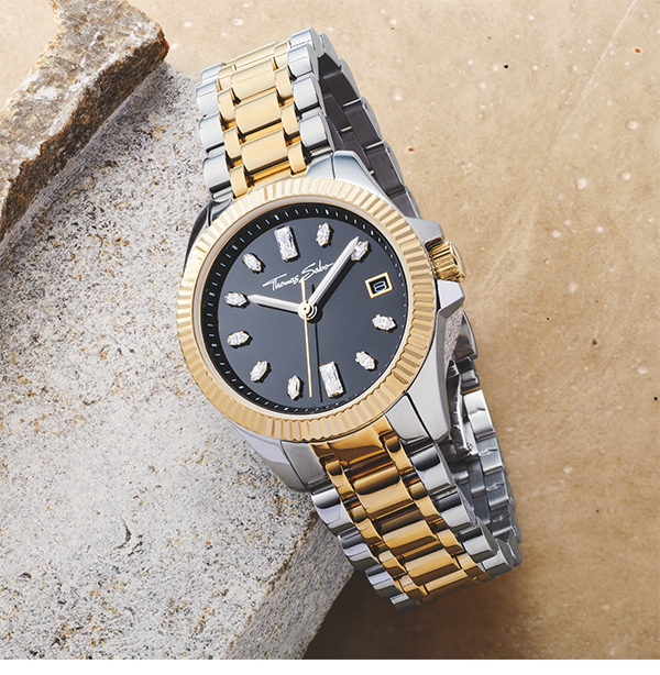 Women’s watch two-tone gold silver