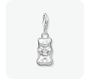 Silver charm pendant HARIBO goldbear
