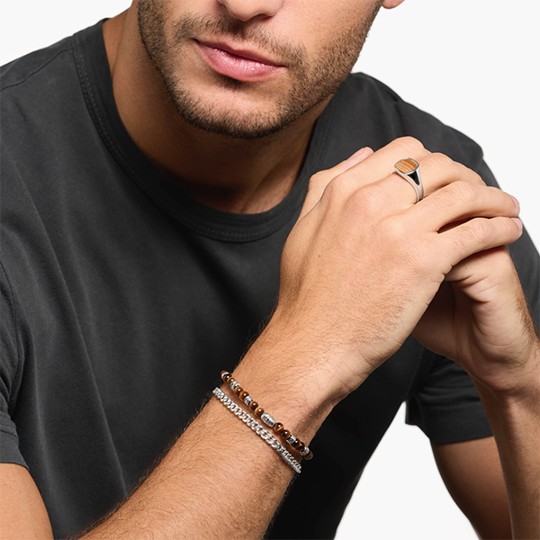 Ring classic tiger‘s eye