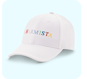 Charmista baseball cap white