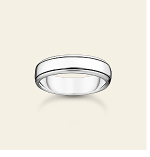 Ring mit Linien Silber