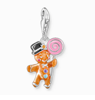 Charm-Anhänger Lebkuchenmännchen Silber
