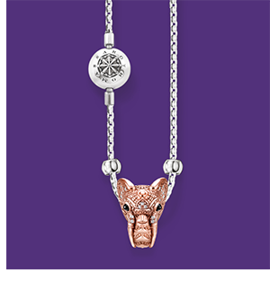 Set necklace Karma Beads Elephant