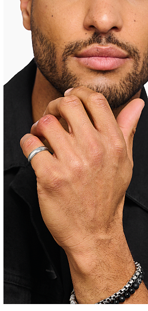 Ring mit Linien Silber