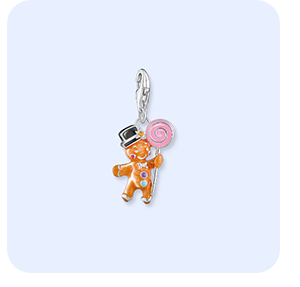 Charm pendant gingerbread man