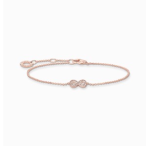 Bracelet infinity rose gold