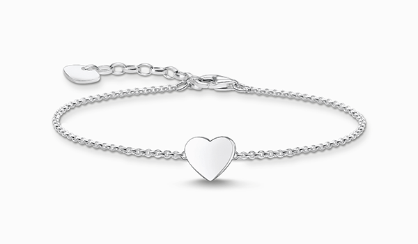 Bracelet heart silver