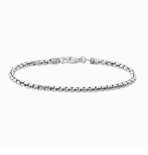 Venezia bracelet silver blackened