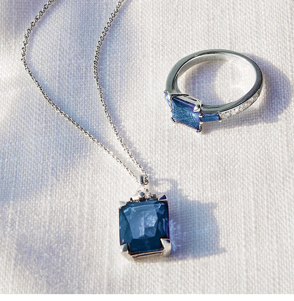 Shades of blue jewellery
