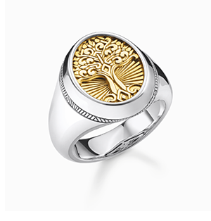 Ring Tree of Love gold