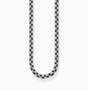 Venezia chain silver blackened