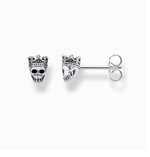 Ear studs skull king