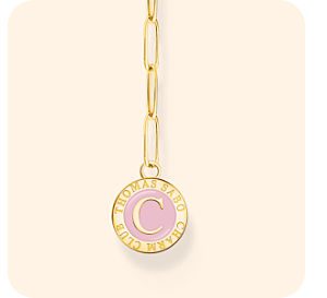 Charm Club Handykette kurz mit Charmista Coin vergoldet