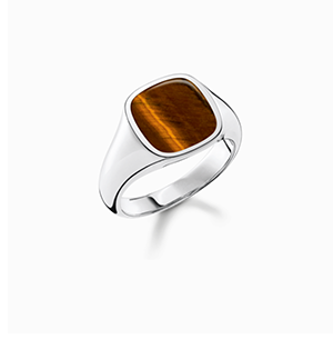 Ring classic tiger‘s eye