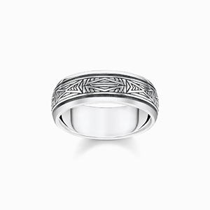 Ring ornaments, silver