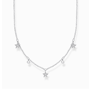 Necklace stars silver