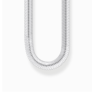 Silver snake necklace Thickness 4,00 mm (0,16 Inch)