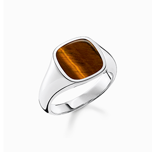 Ring classic tigereye