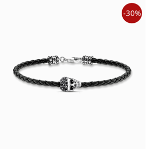 Bracelet skull silver