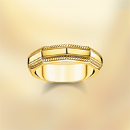 Ring angular gold