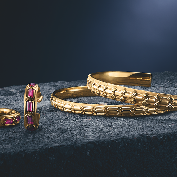 Gold Rebel Crocodile jewellery