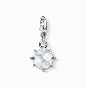 Charm pendant birth stone April