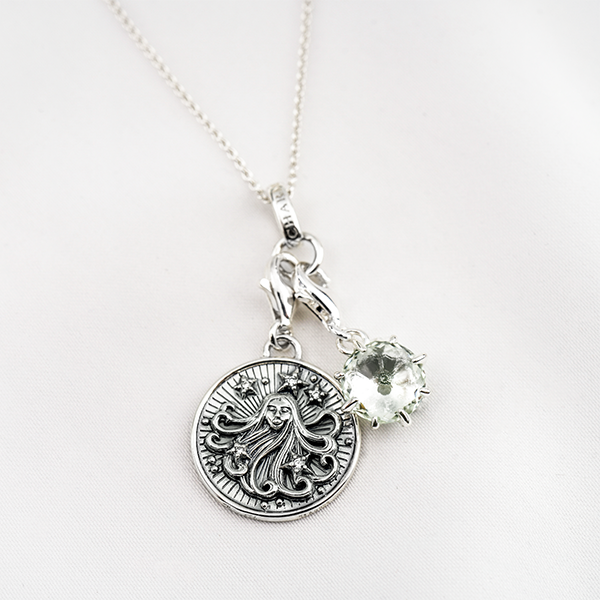 Zodiac Sign Virgo silver