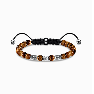 Bracelet brown skull