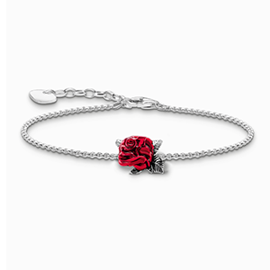 Silver bracelet Roses Romance