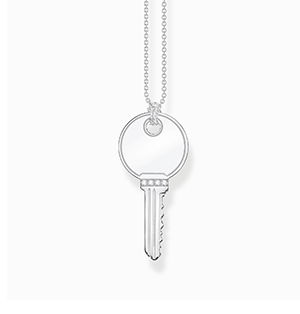 Necklace keys silver