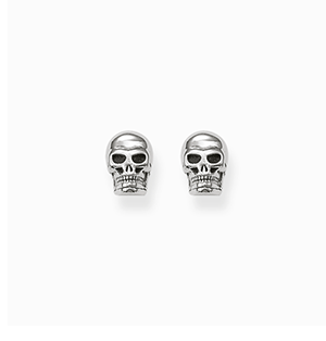 Ear studs skull