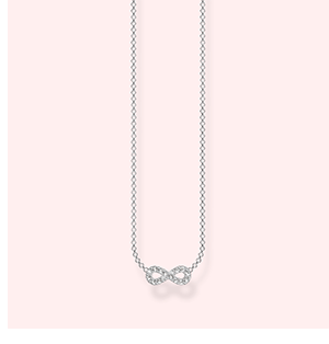 Necklace infinity silver