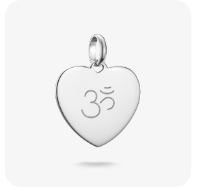Charm Pendant Heart large Connect Silver