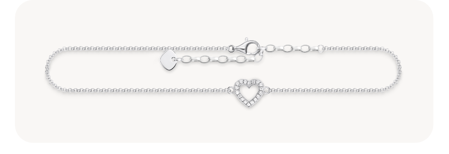 Ankle Chain Heart