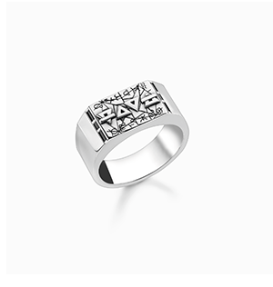 Ring Elements of Nature silver