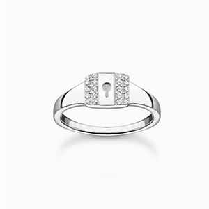 Ring lock silver