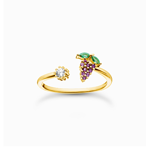 Ring grapes gold