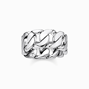 Ring links silver