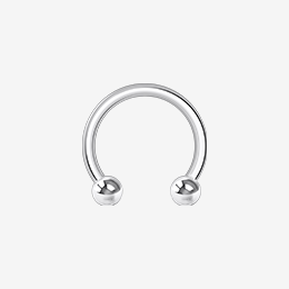 Single Piercing Circular Barbell 9,5 MM