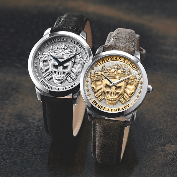 Men's watch Rebel Spirit 3D, Skulls