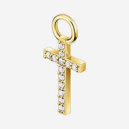 Single Pendant Cross 12 MM