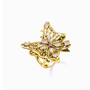 Ring butterfly gold