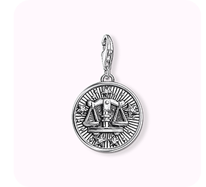 Charm pendant zodiac sign Libra