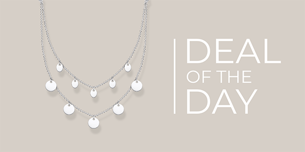 Deal of the Day: Necklace with coins, silver