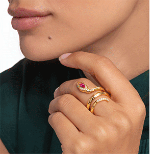 Ring snake gold