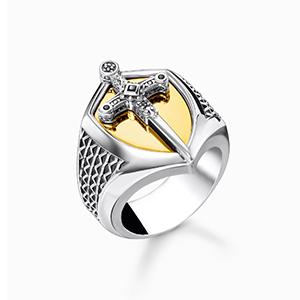 Ring sword gold